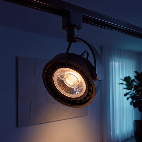 Lucide ES111 - Led lamp - Ø 11 cm - LED Dim to warm - GU10 (MR16) - 1x12W 2200K/3000K - Zwart - sfeer 2
